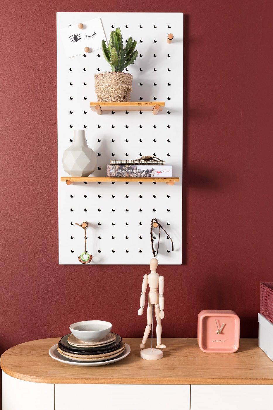 Zuiver Bundy Pegboard - White