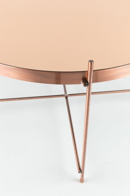 Zuiver Cupid Coffee Table - Copper - Ø62,5