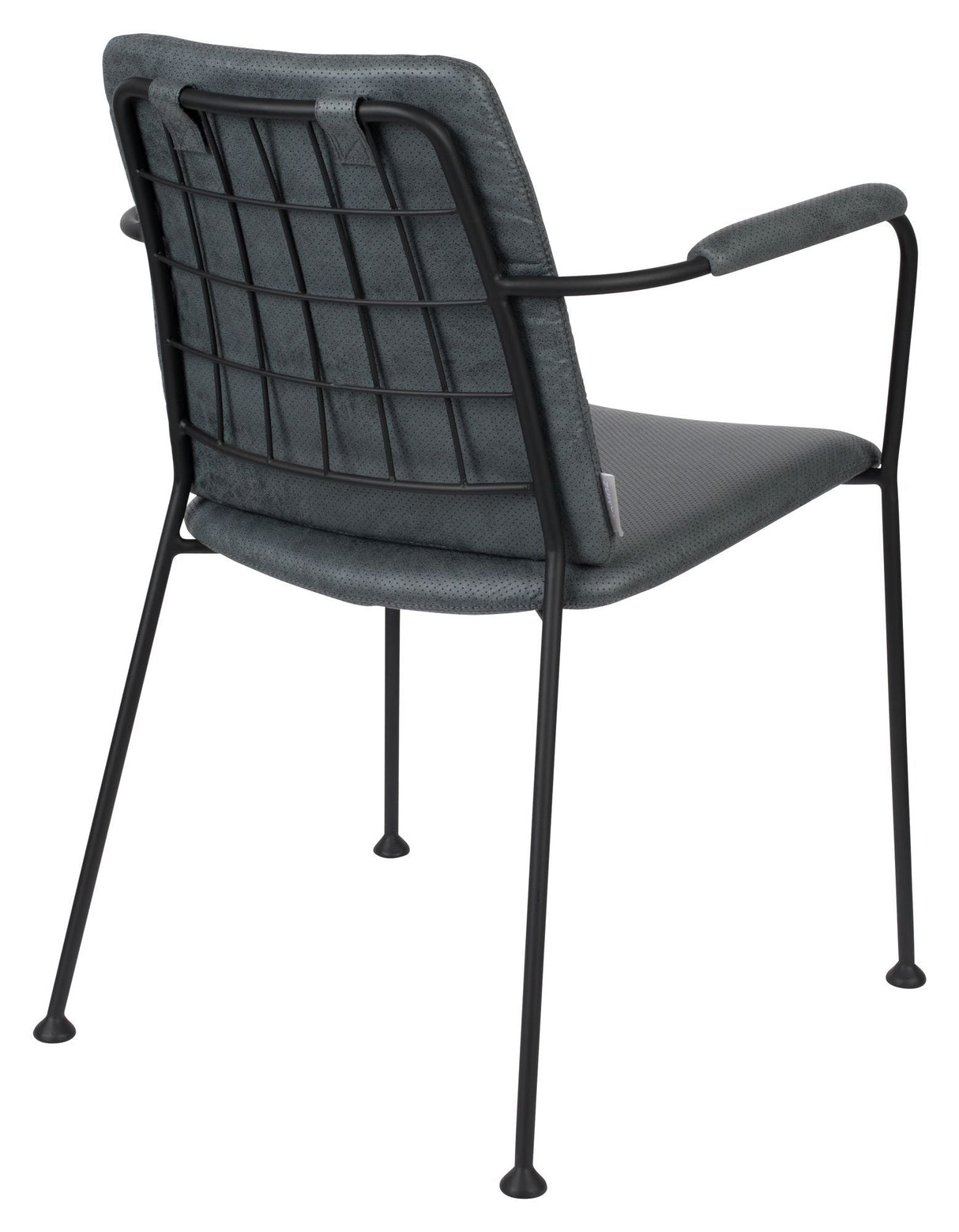 Zuiver Fab Dining chair with armrests - Gray blue