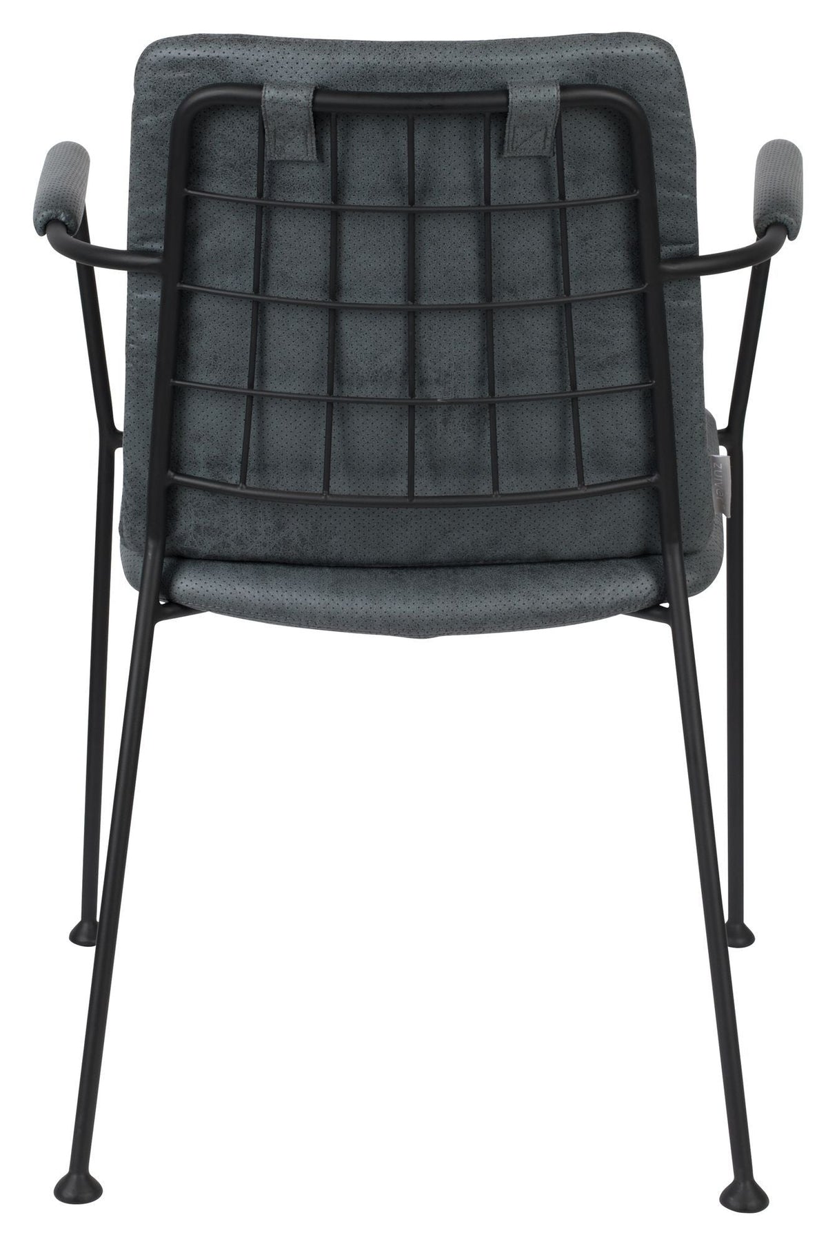 Zuiver Fab Dining chair with armrests - Gray blue