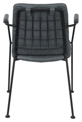 Zuiver Fab Dining chair with armrests - Gray blue