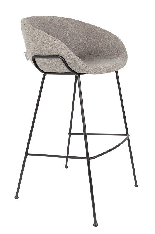 Zuiver Feston Barstool - Gray fabric