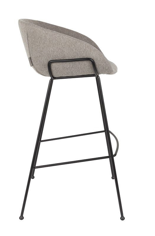 Zuiver Feston Barstool - Gray fabric