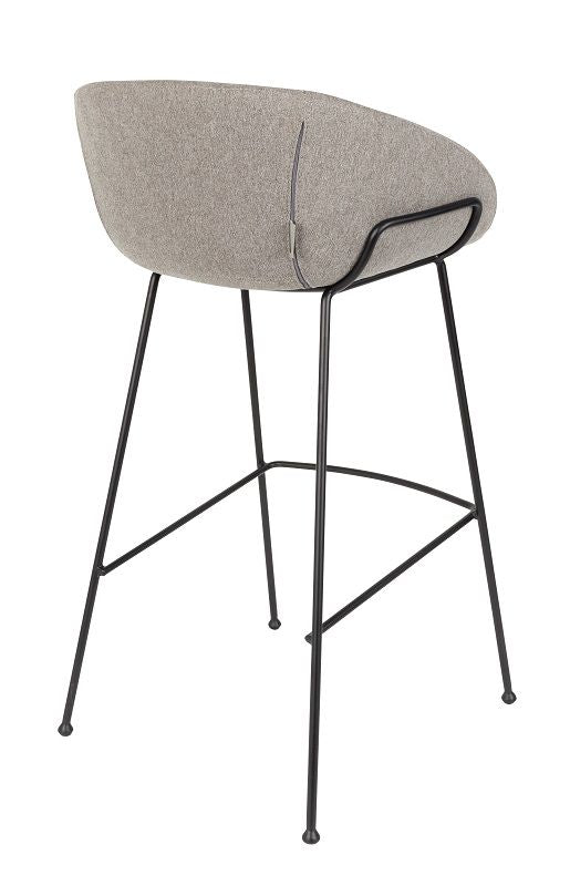 Zuiver Feston Barstool - Gray fabric