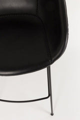 Zuiver Feston Barstool - Black PU