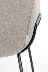 Zuiver Feston Lounge Chair - Gray fabric