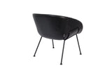 Zuiver Feston Lounge Chair - Black Leatherette