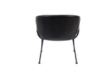 Zuiver Feston Lounge Chair - Black Leatherette