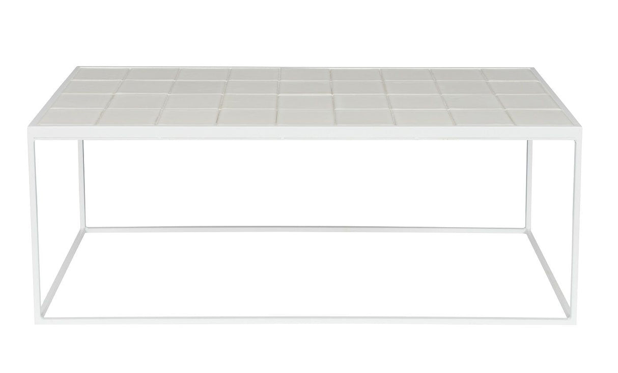 Zuiver Glazed Coffee Table 93x43 - White