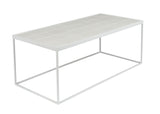 Zuiver Glazed Coffee Table 93x43 - White