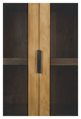 Zuiver Hardy Vitrineskab - Black/Oak veneer