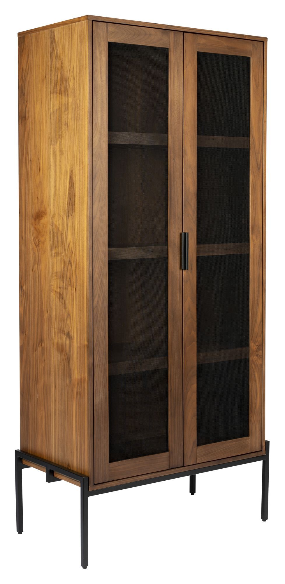 Zuiver Hardy Wine Cabinet - Walnut Define/Black