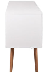 Zuiver High On Wood Sideboard - White - B:120