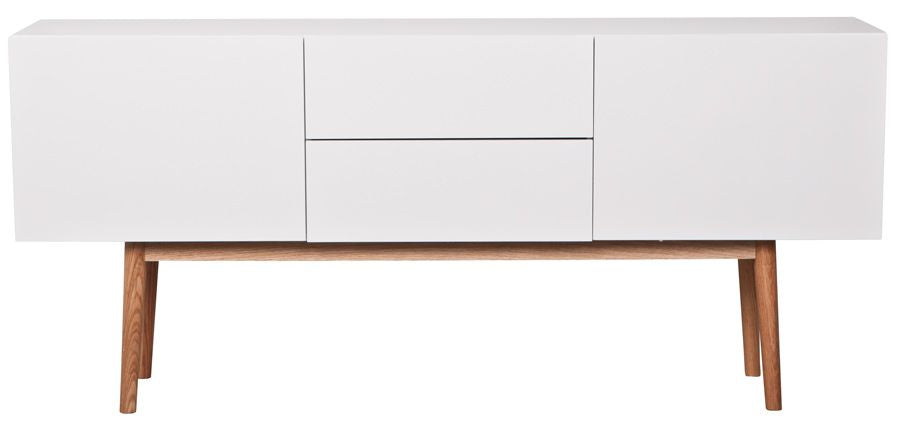 Zuiver High On Wood Sideboard - White - B:160