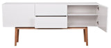 Zuiver High On Wood Sideboard - White - B:160