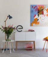 Zuiver High On Wood Sideboard - White - B:90