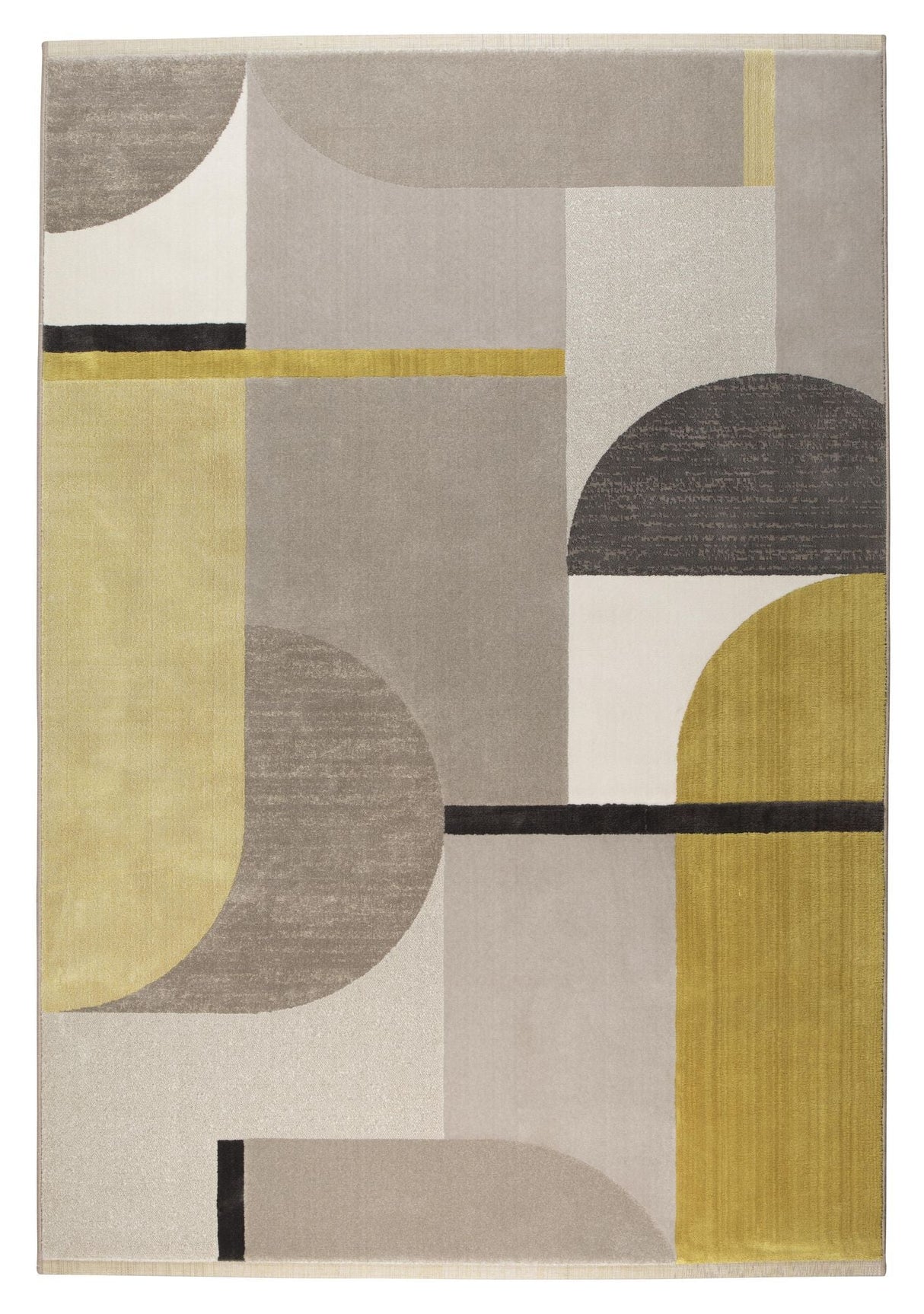 Zuiver Hilton Carpet - Gray/Yellow, 160X230