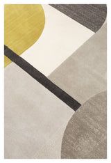 Zuiver Hilton Blanket - Gray/Yellow, Ø240