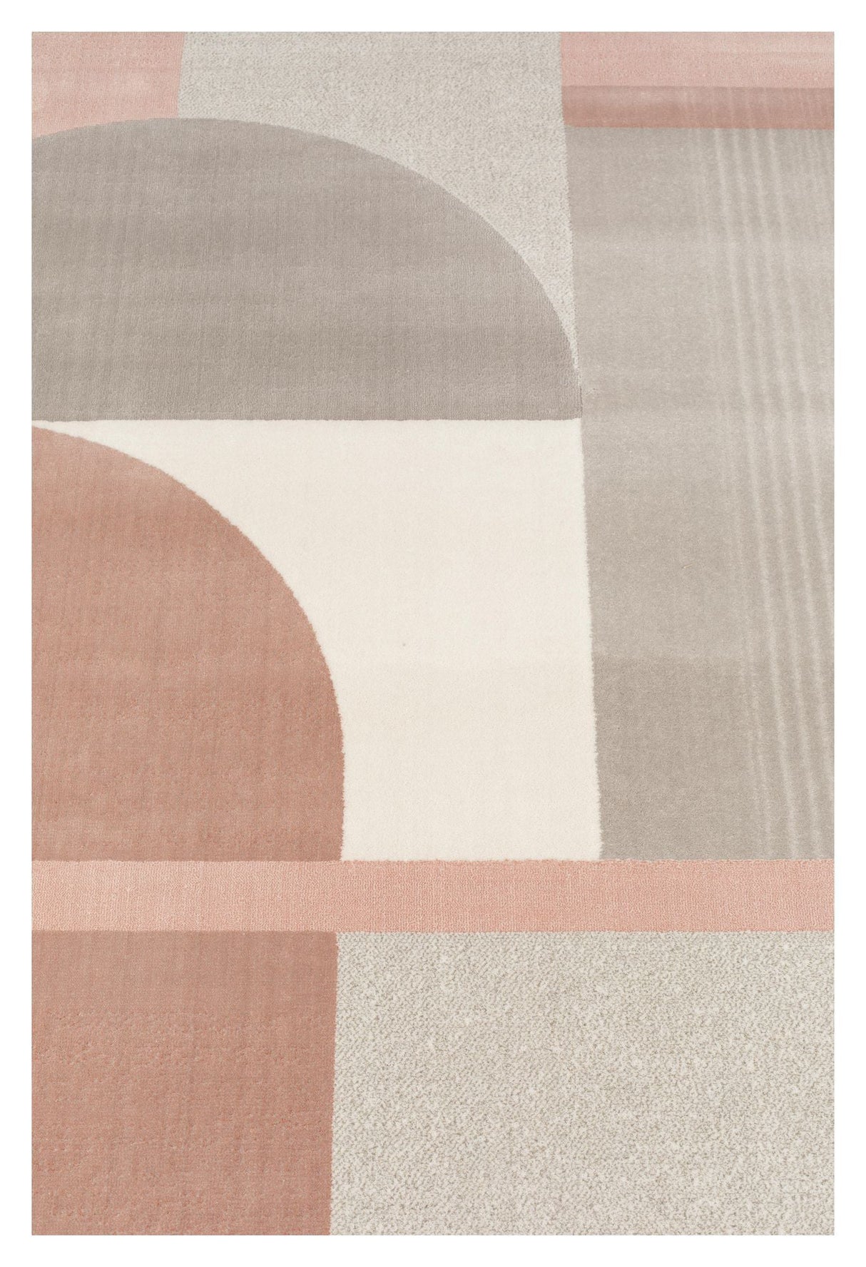 Zuiver Hilton Carpet - Gray/Pink, 160X230