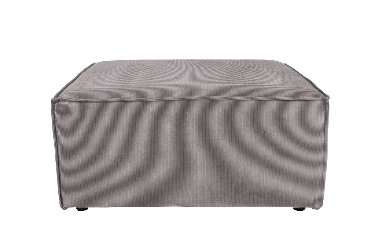 Zuiver James Puf 86x86 - Gray rib