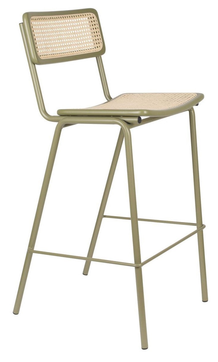 Zuiver Jort Barstool - Green/Nature