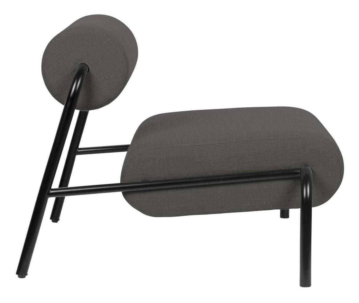 Zuiver Lekima Lounge Chair - Dark Gray