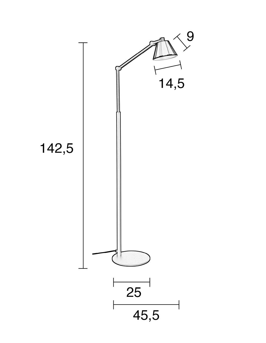 Zuiver Lub Floor Lamp - Black