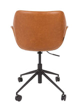 Zuiver Nikki Office chair w/armrests - Brown