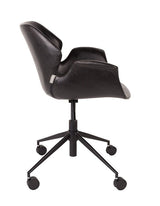 Zuiver Nikki Office chair with armrests - Black