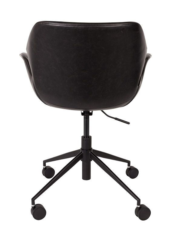 Zuiver Nikki Office chair with armrests - Black