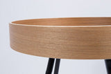 Zuiver Oak Side Table - Light oak veneer