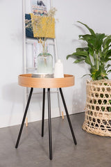 Zuiver Oak Side Table - Light oak veneer