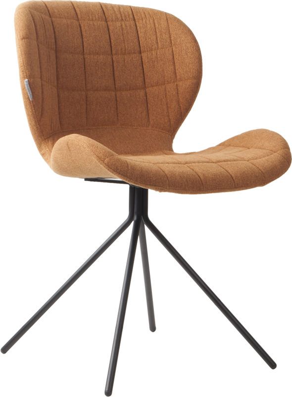 Zuiver OMG Dining chair - Brown fabric