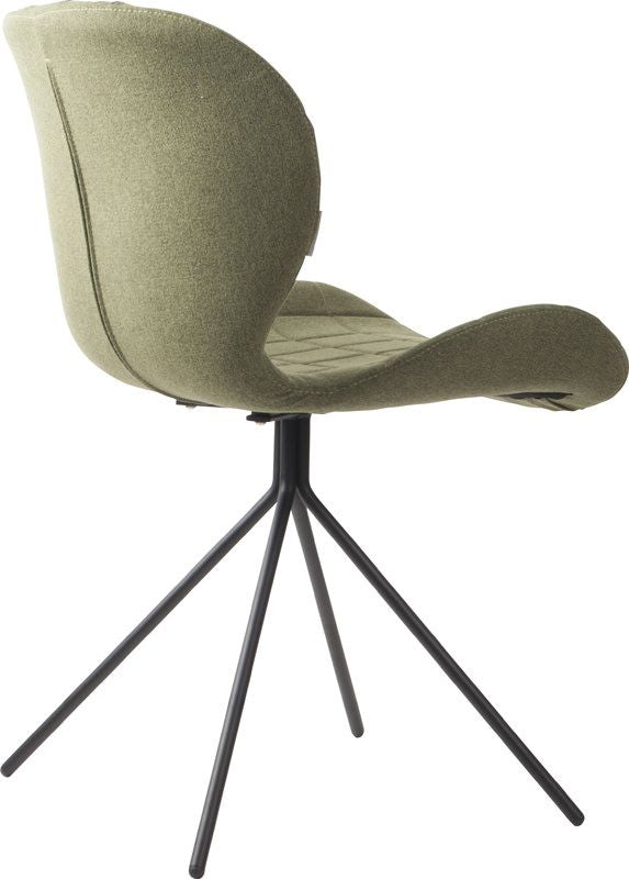 Zuiver OMG Dining chair - Green fabric