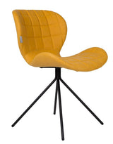 Zuiver OMG Dining chair - Yellow PU leather