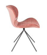 Zuiver OMG Dining chair - Old pink velvet