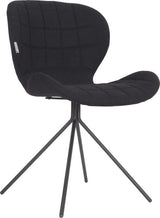 Zuiver OMG Dining chair - Black fabric