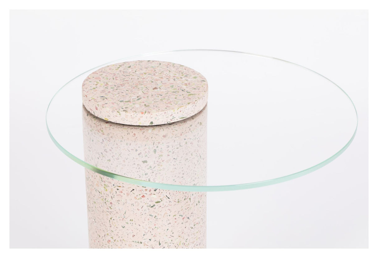 Zuiver Rosalina Side table - Pink Terrazzo, Ø40