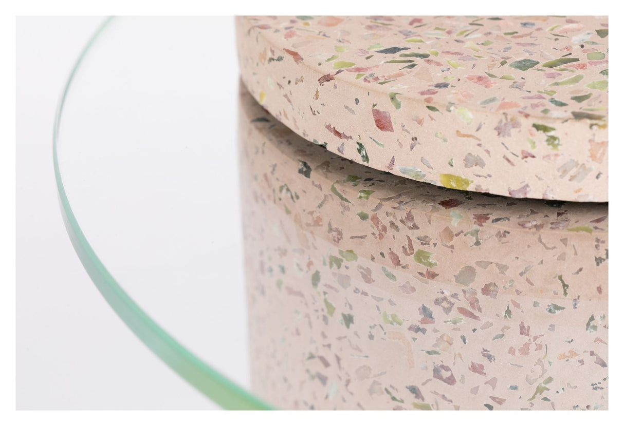 Zuiver Rosalina Side table - Pink Terrazzo, Ø40