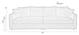 Zuiver Sense 3-pers. Sofa - Cream