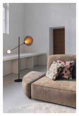 Sirius Floor Lamp, Black/Gold