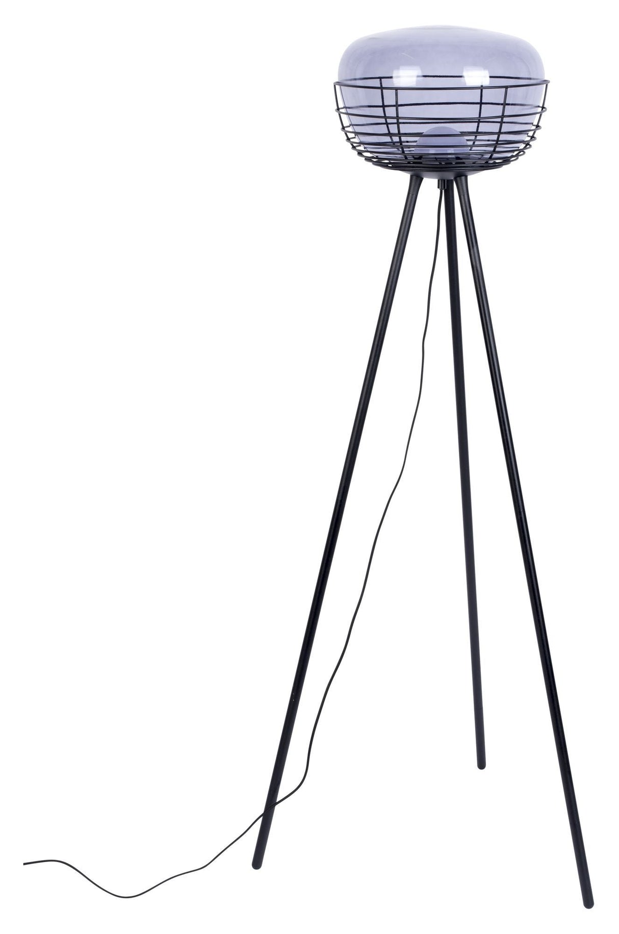 Zuiver Smokey Floor Lamp - Smoked Glass