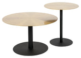 Zuiver Snow Side Table - Brushed Brass, Ø40