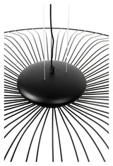 Spider Ceiling Lamp - Black Metal