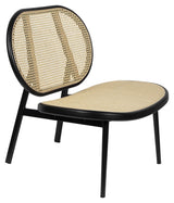 Spike Lounge Chair, Rattan/Beech