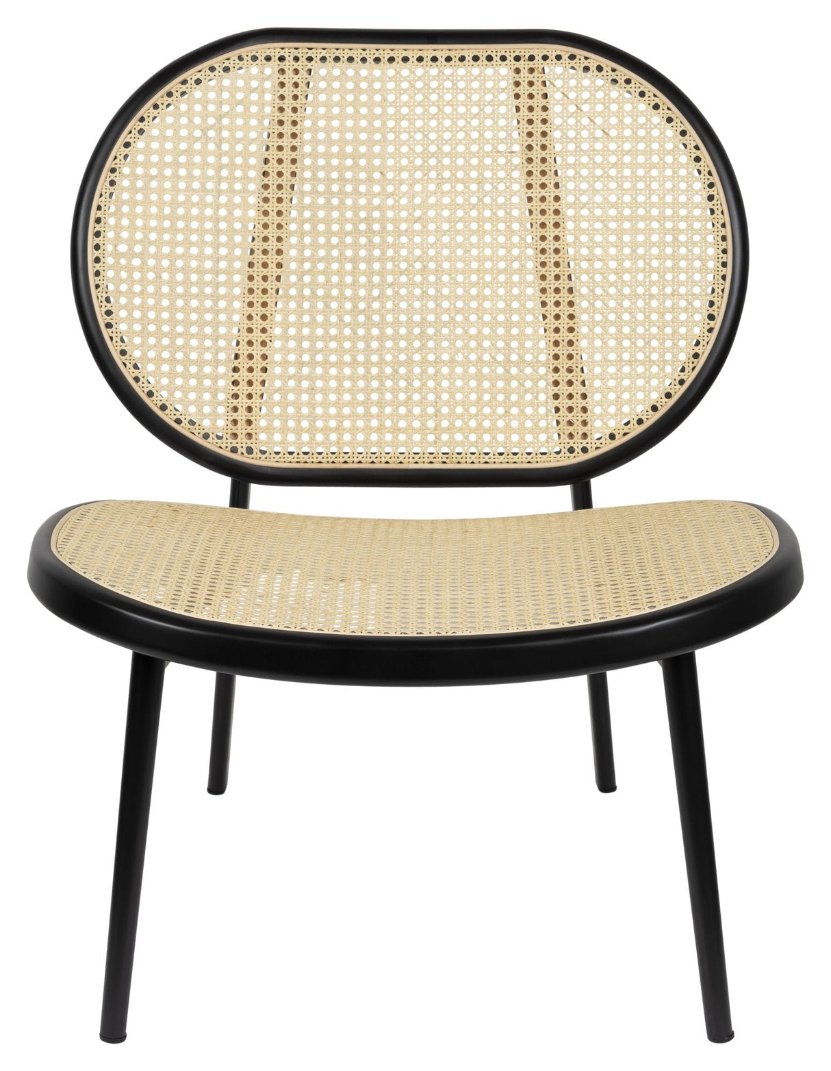 Spike Lounge Chair, Rattan/Beech