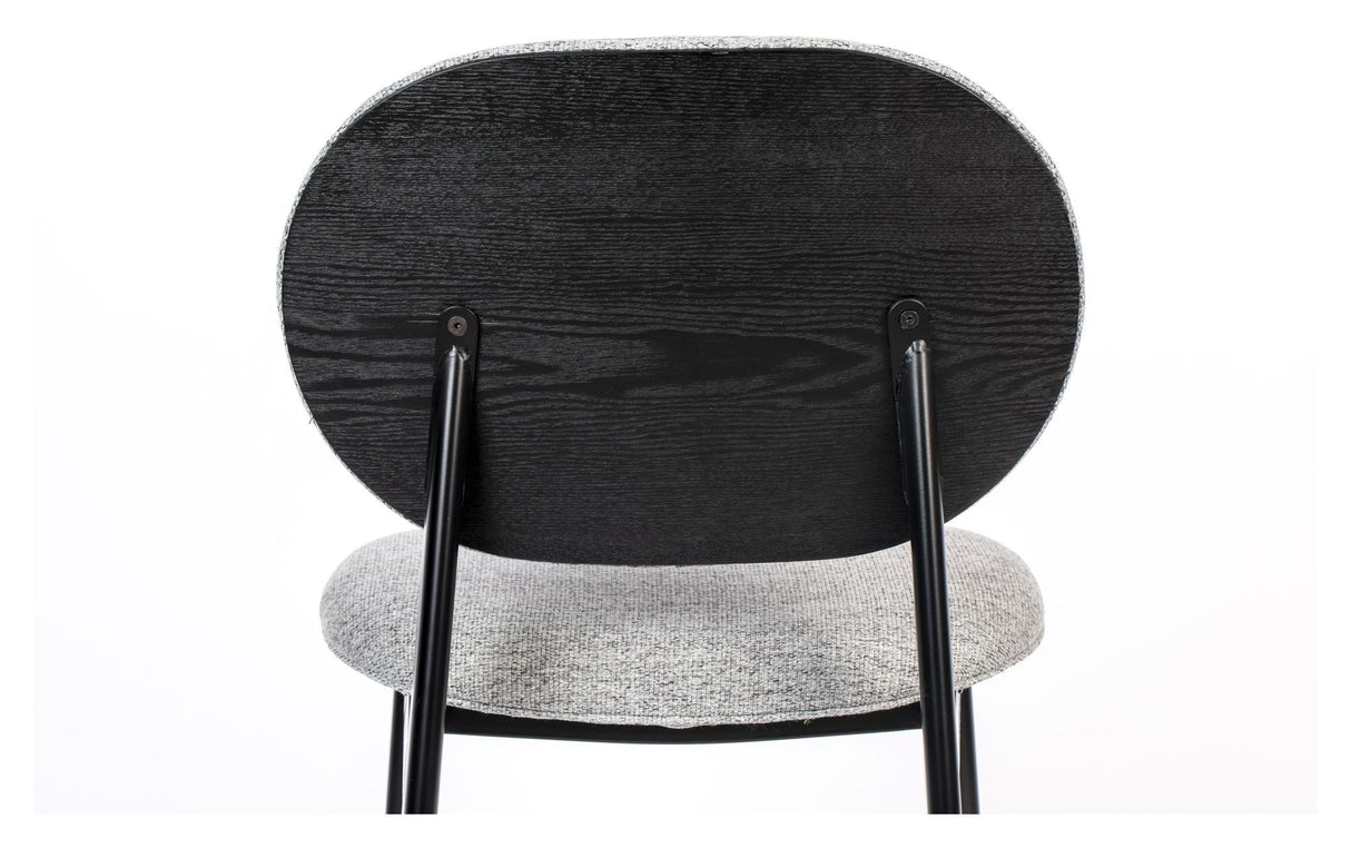 Zuiver Spike Dining Chair - Gray/Black