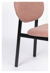 Zuiver Spike Dining Chair - Pink/Black