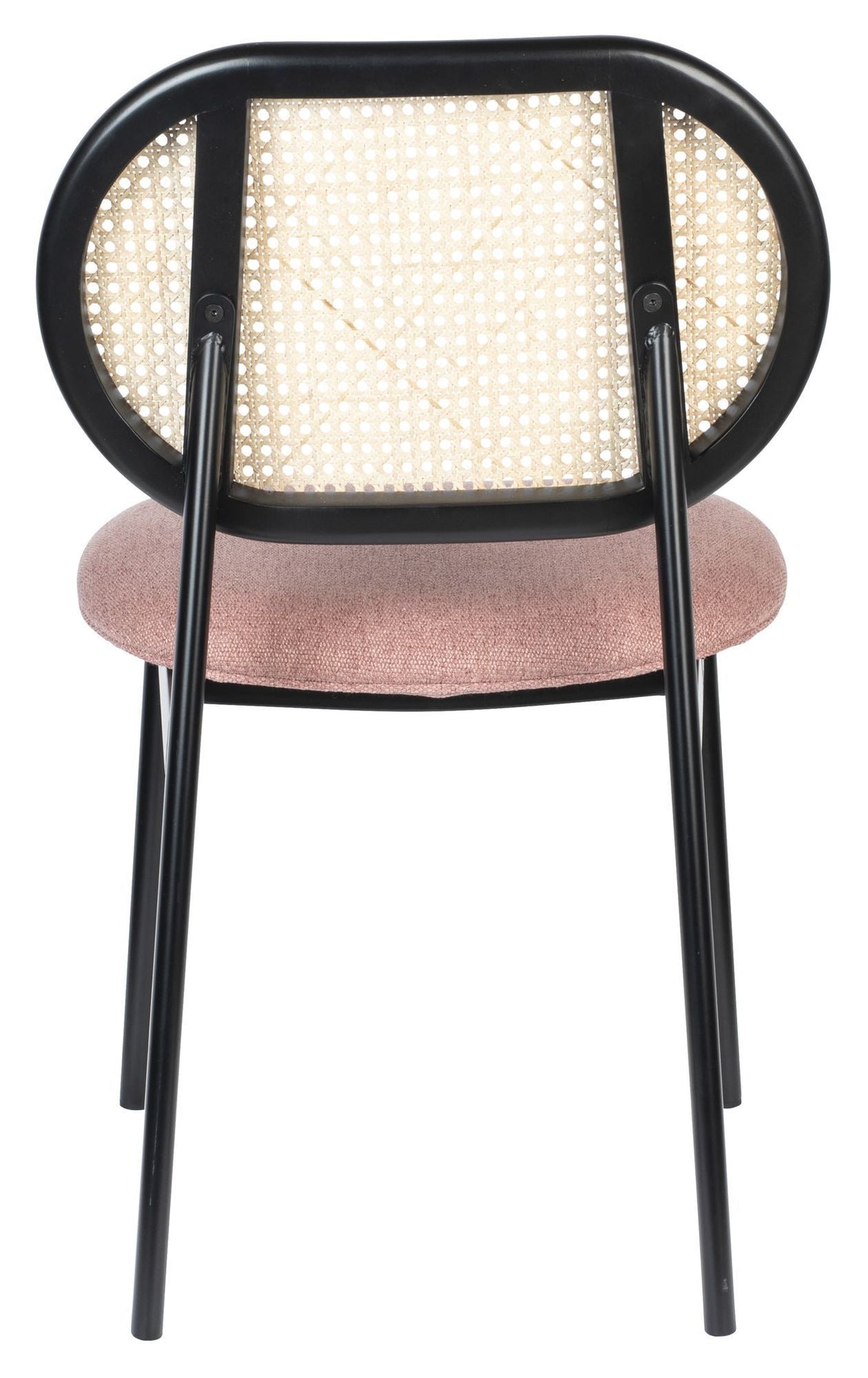 Zuiver Spike Dining Chair - Rattan/Pink