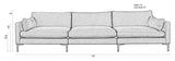 Zuiver Summer 4.5-pers. Sofa, Terra